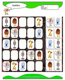 Sudoku Çocuk Bulmacaları